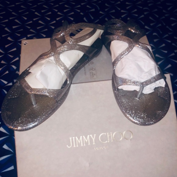 Jimmy Choo Lance Jelly Gladiator Sandals/Sz 41 - Picture 3 of 7